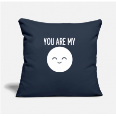 You Are My World Navy Pillow